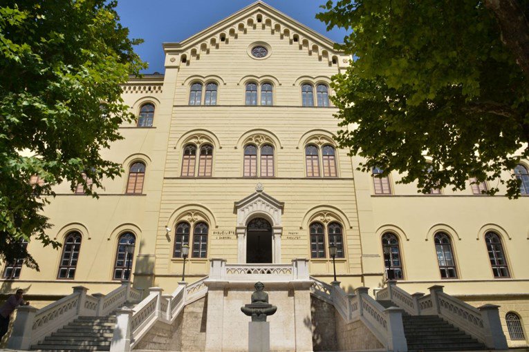 Zgrada Sveučilišta u Zagrebu.